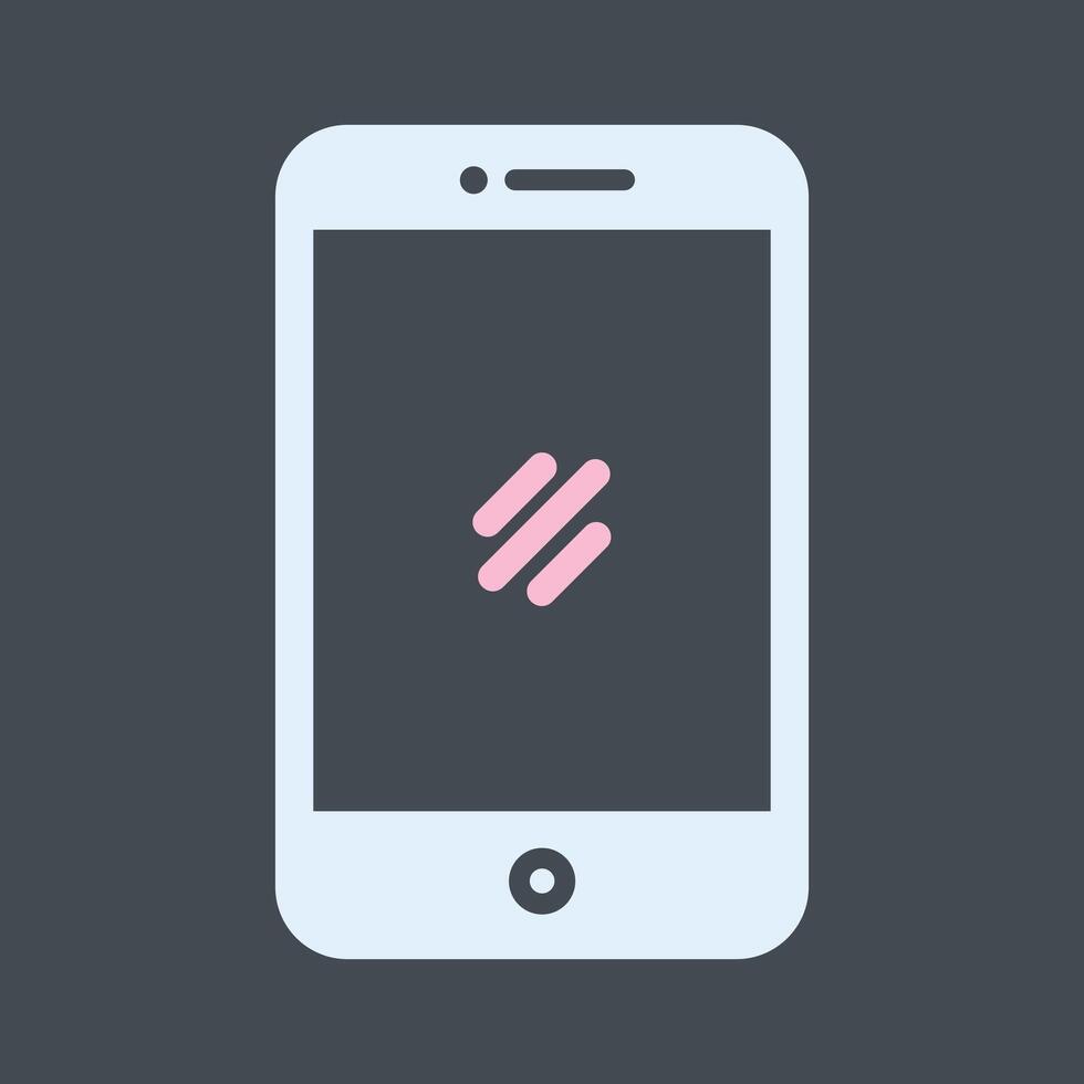 Mobile Icon Design vector