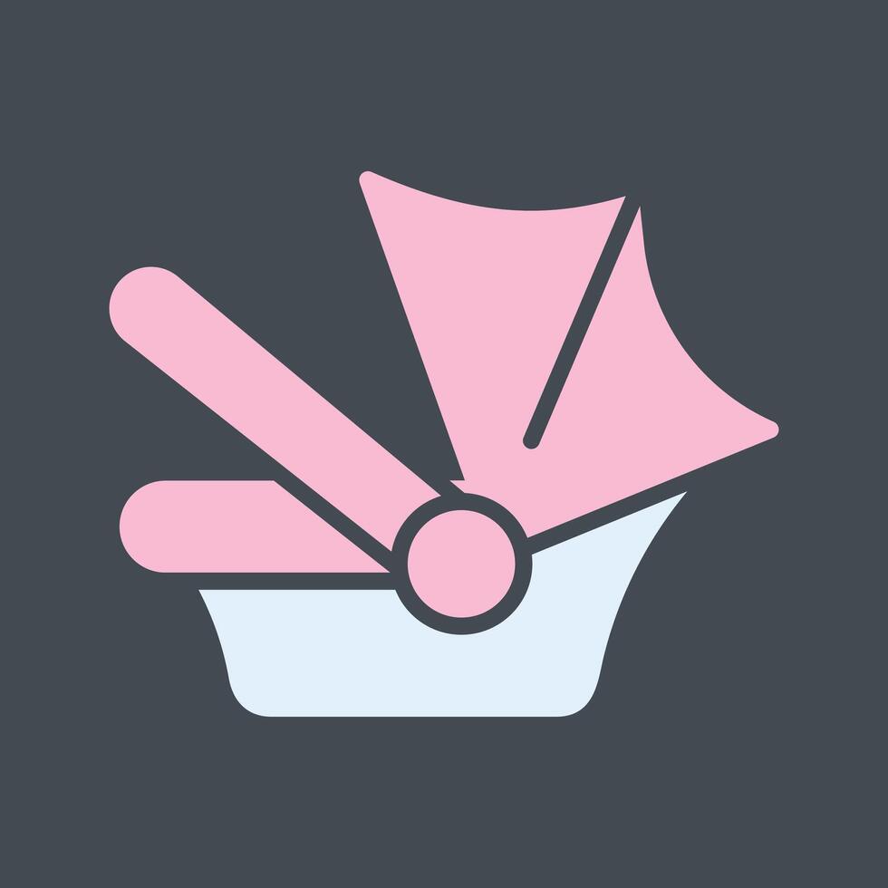 Car Seat Safety Icon Design vector