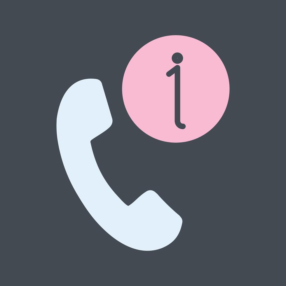 Contact Information Icon Design vector
