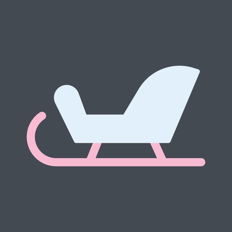Sleigh Icon Design vector