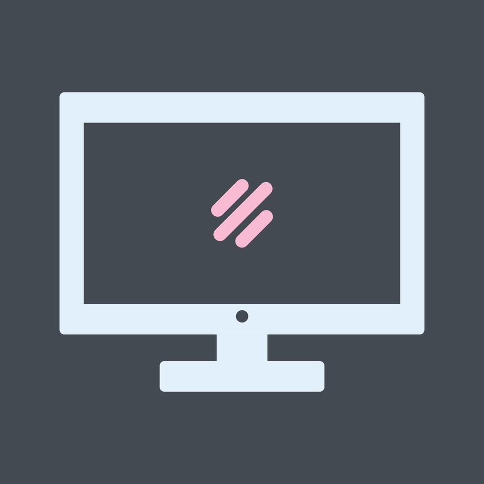 Monitor Icon Design vector