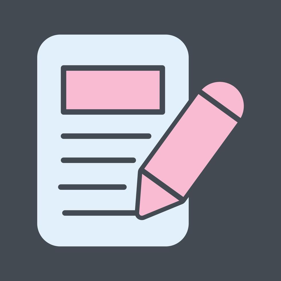 Copywriting Icon Design vector