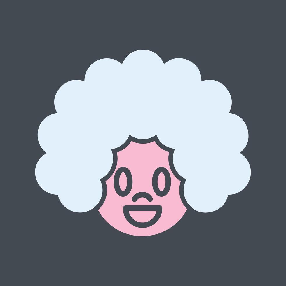 Clown Face Icon Design vector