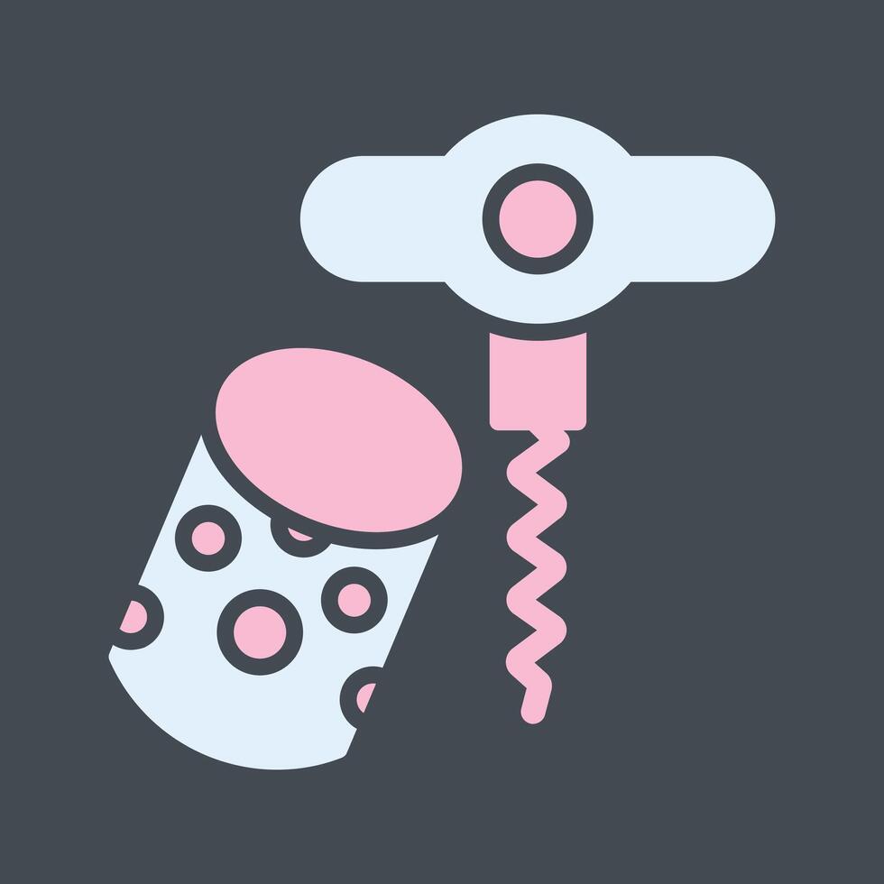 Wine Cork Icon Design vector