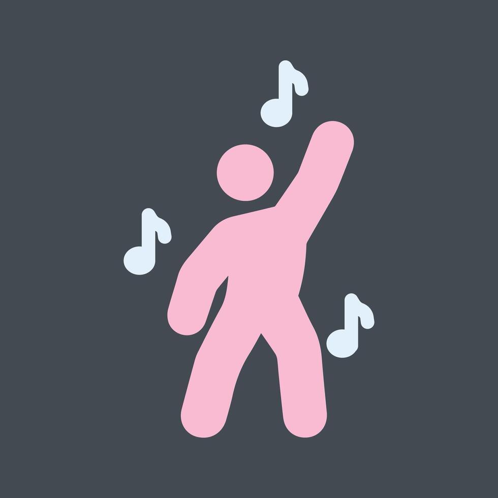Music and Dance Icon Design vector