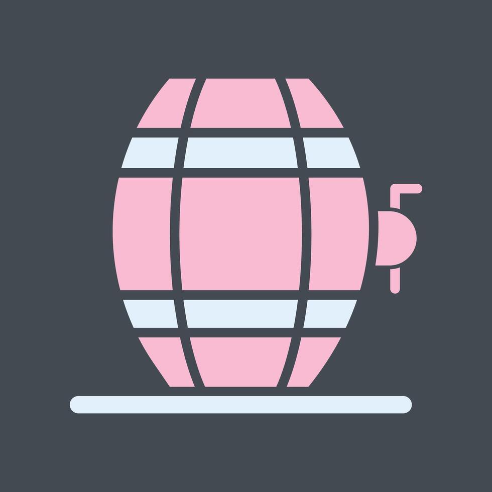 Wine Barrel Rack Icon Design vector