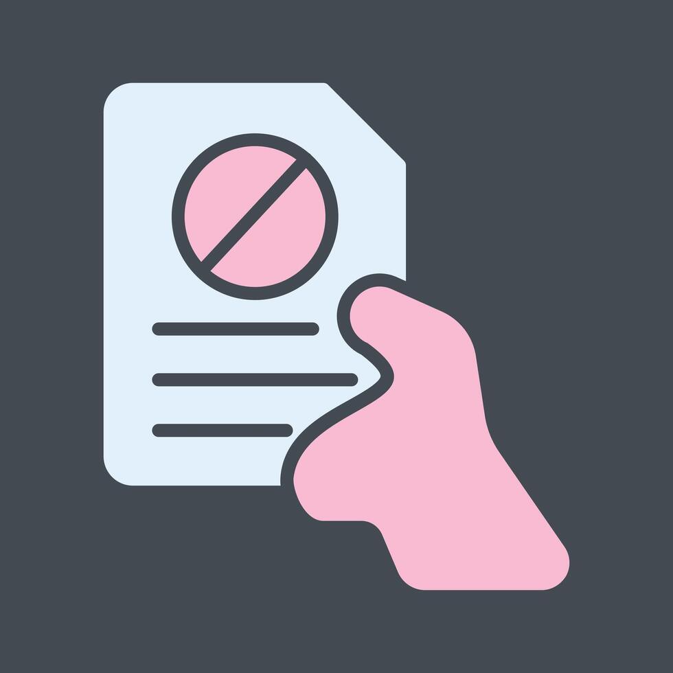 Resignation Icon Design vector