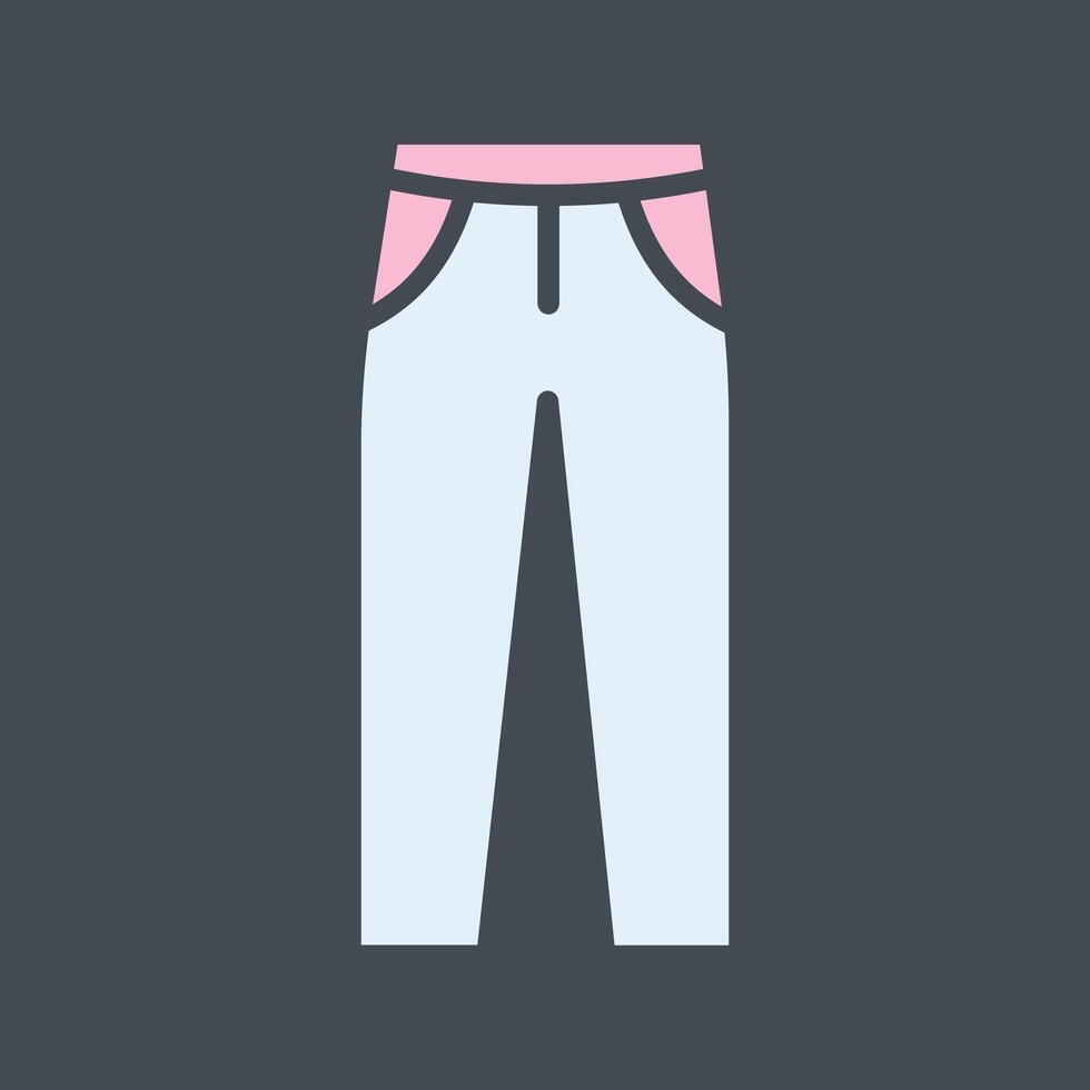 Pants Icon Design vector