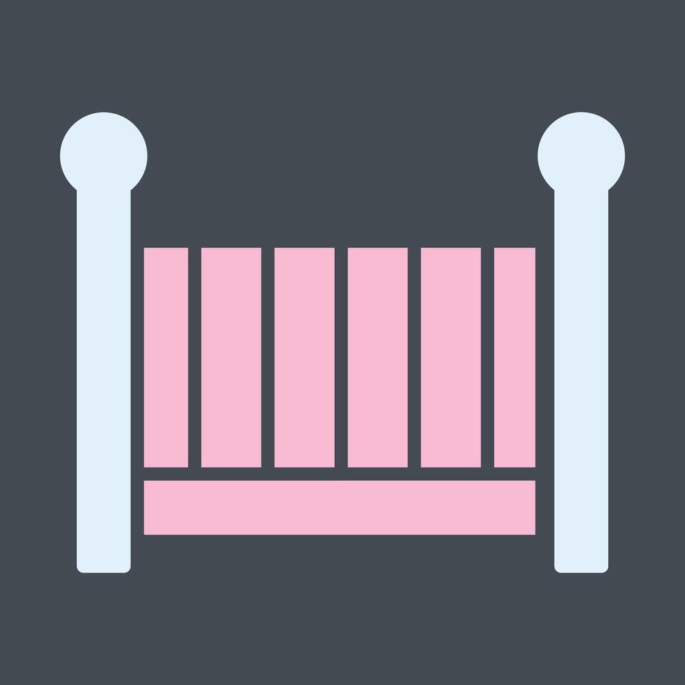 Nursery Cots Icon Design vector