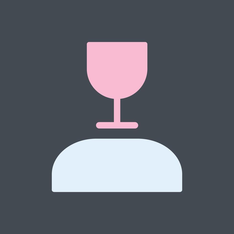 Wine Snob Icon Design vector