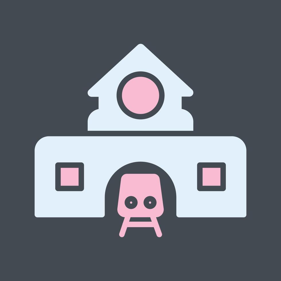 Train Station Icon Design vector