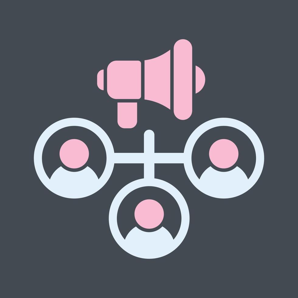 Affiliate Marketing Icon Design vector