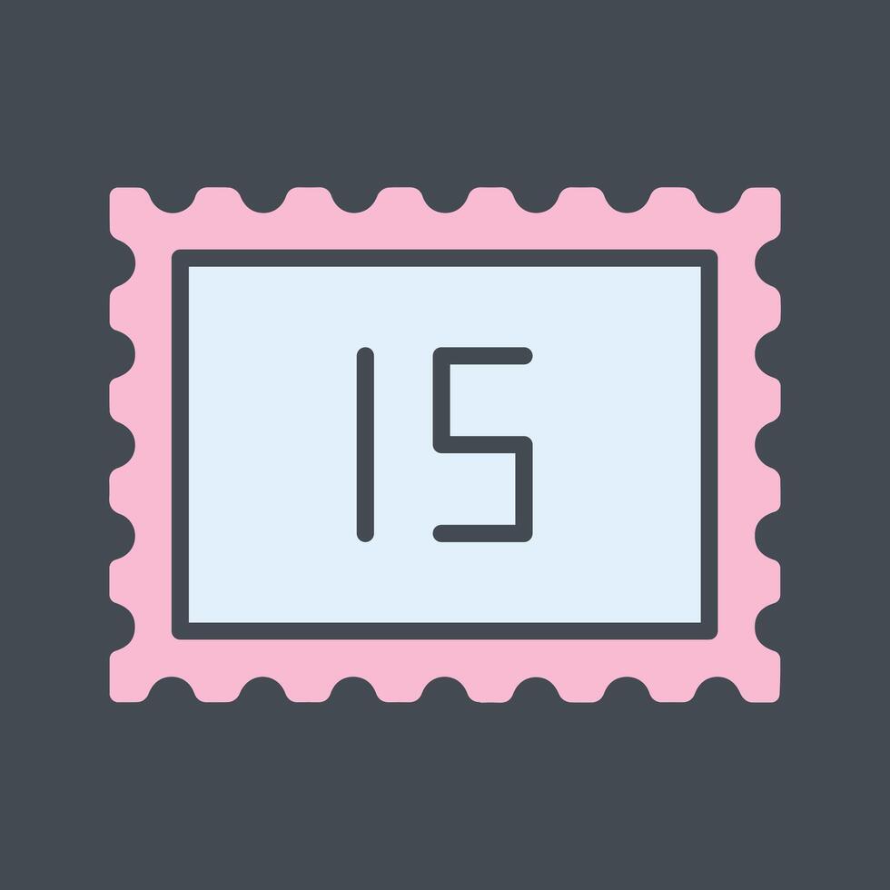 Postage Due Icon Design vector