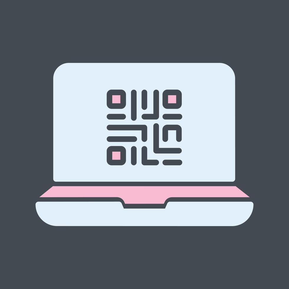 QR Code Scanner App Icon Design vector