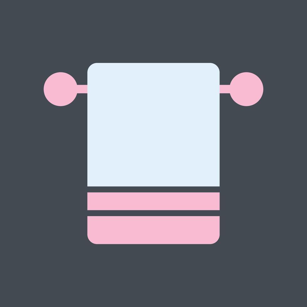 Bath Towels Icon Design vector