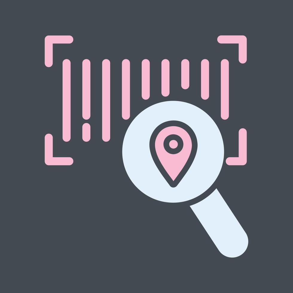 Barcode Tracking Icon Design vector