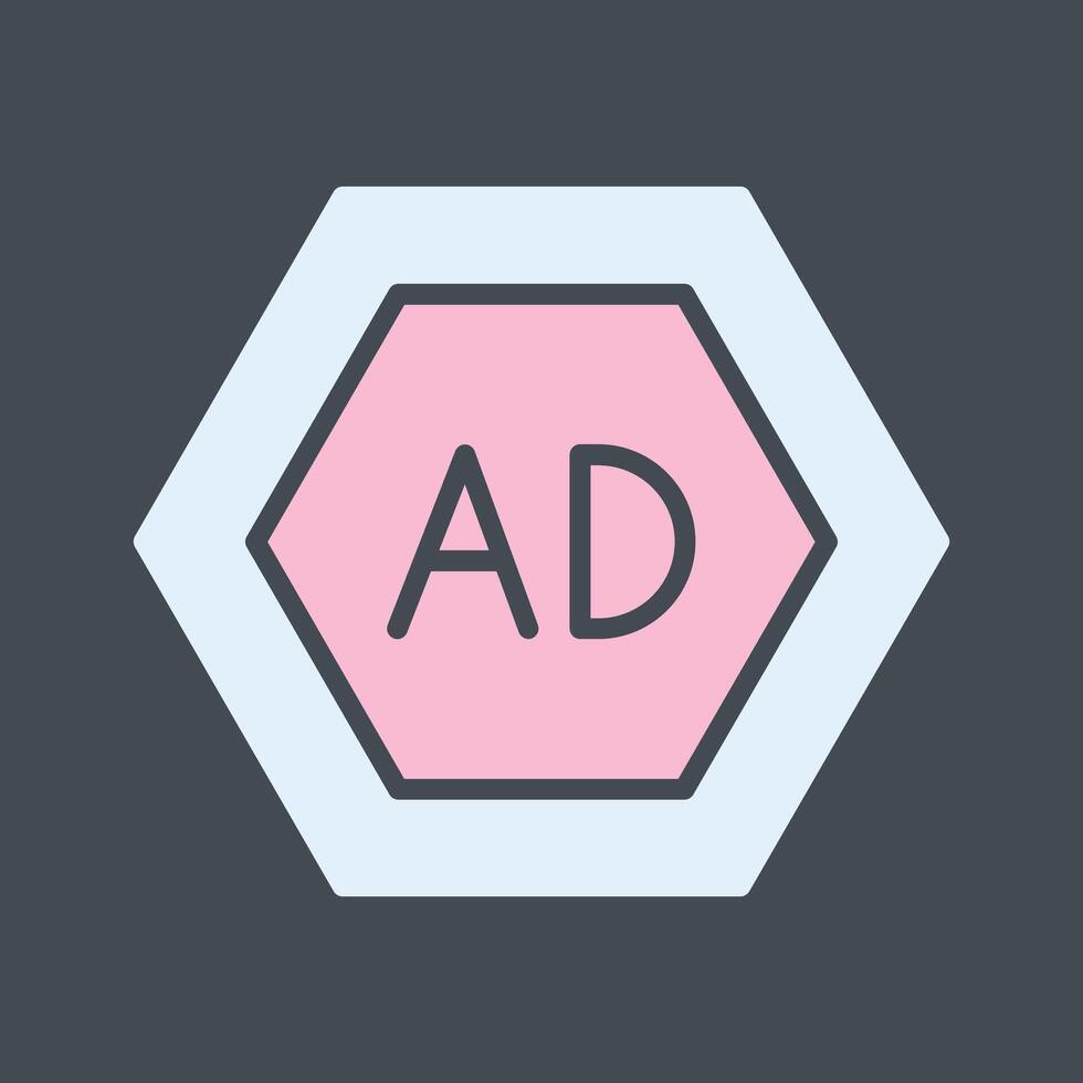 Ad Blocker Icon Design vector