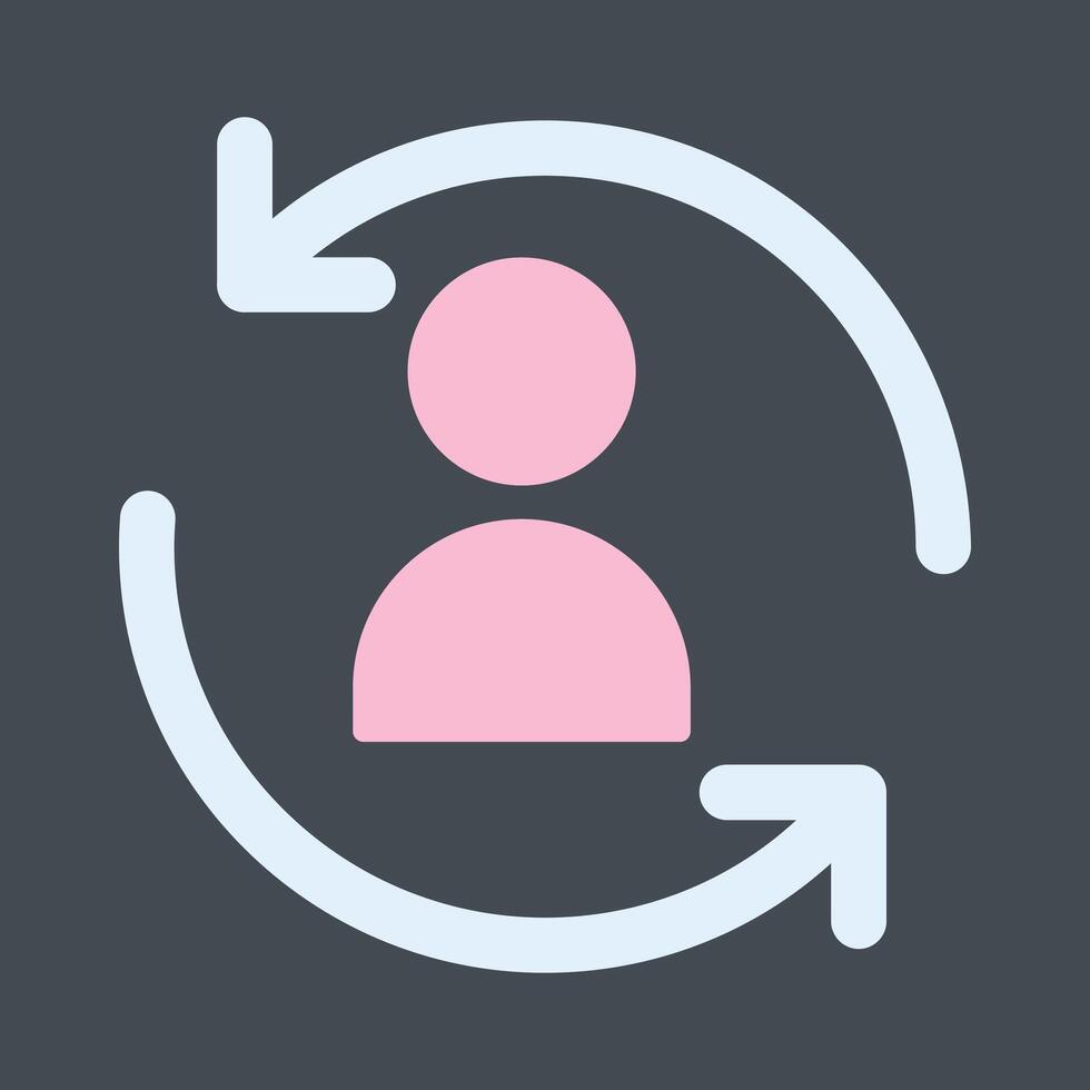 Retargeting Icon Design vector