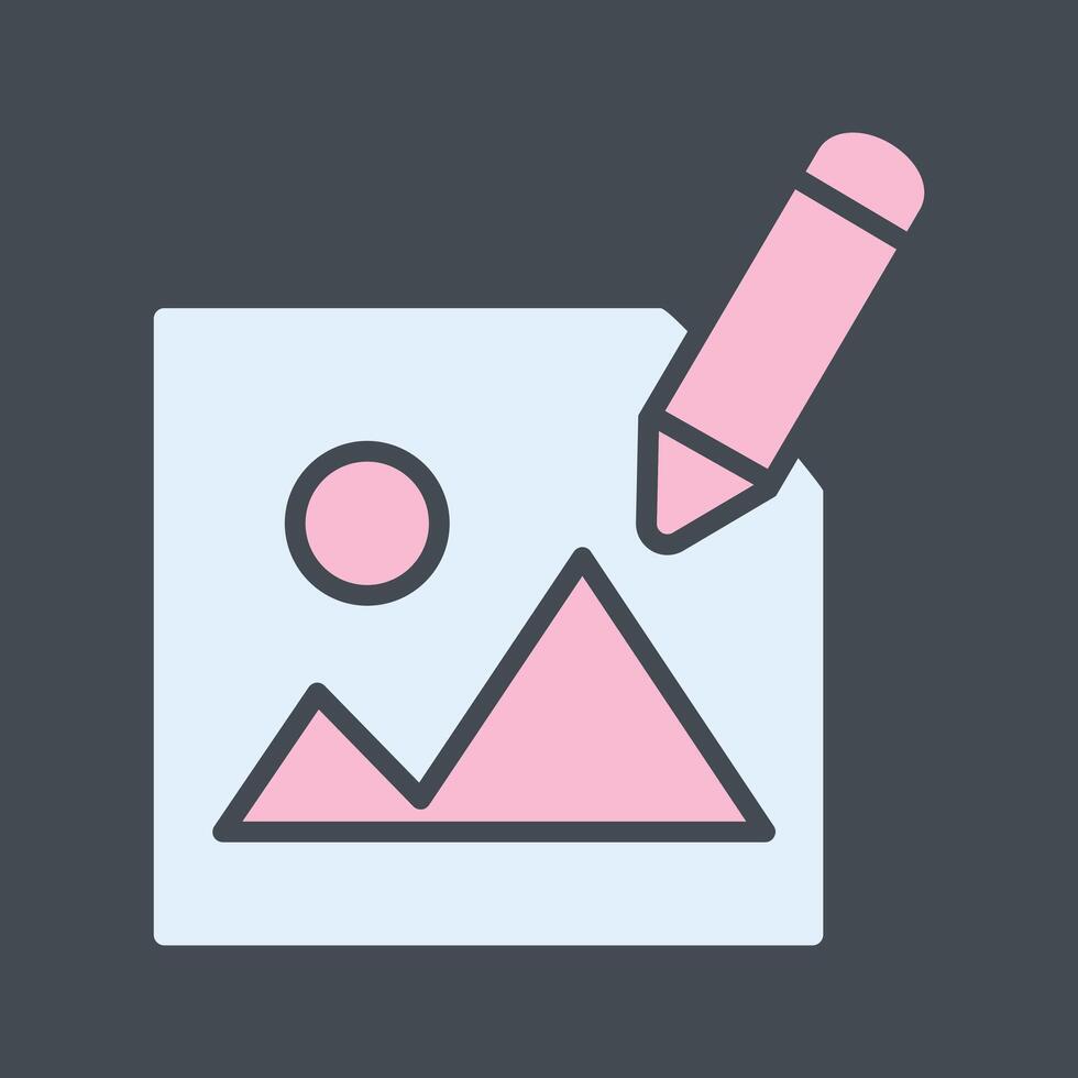 Photography Editing Icon Design vector