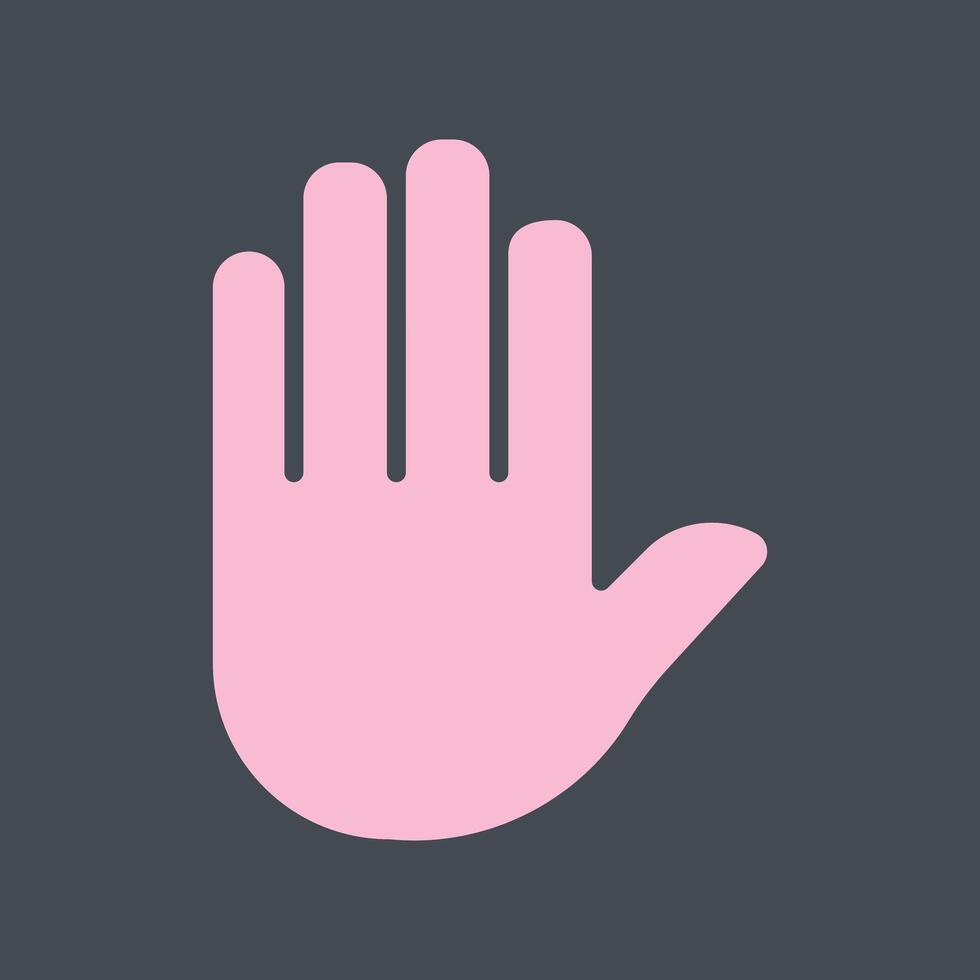 Raising Hands Icon Design vector