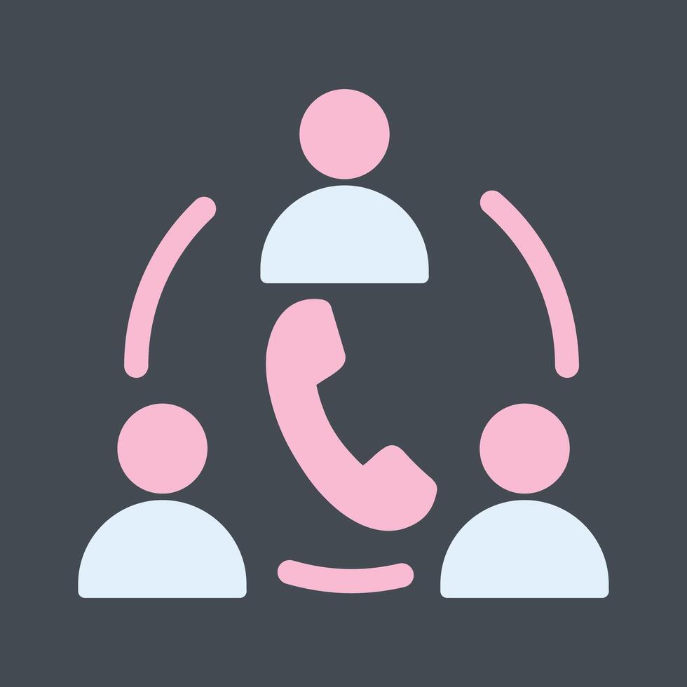 Contact Team Icon Design vector