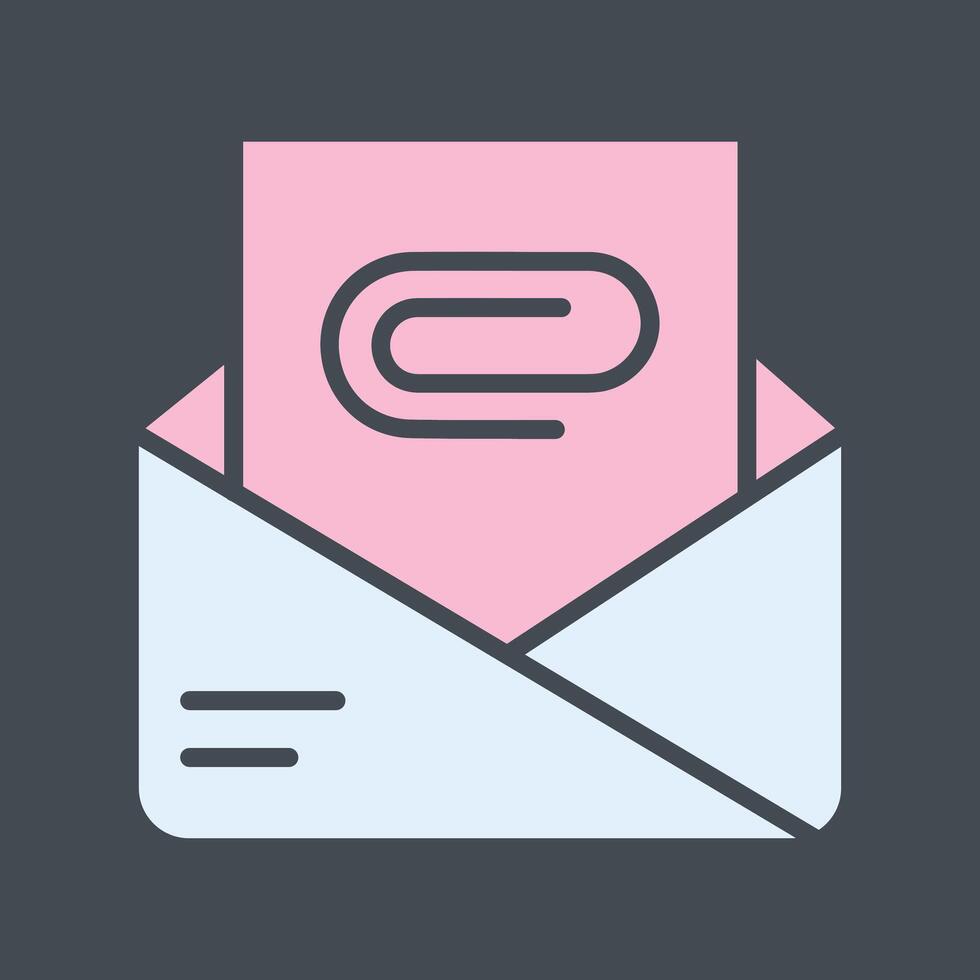Attachment Clip Icon Design vector
