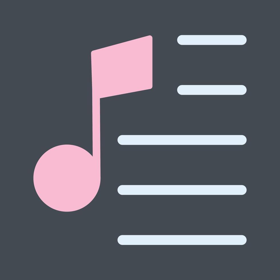 Party Playlist Icon Design vector