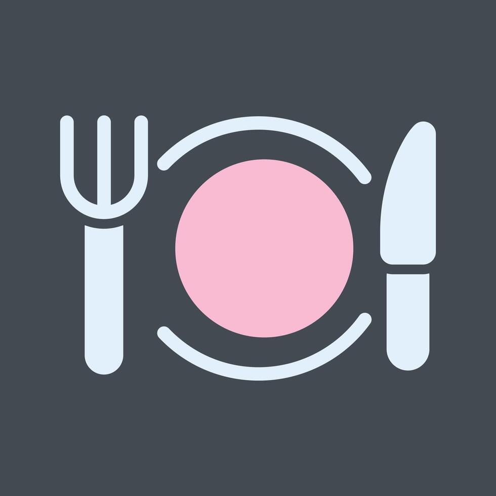 Special Meal Icon Design vector