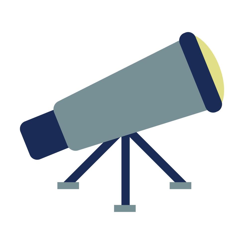 icon of a telescope vector