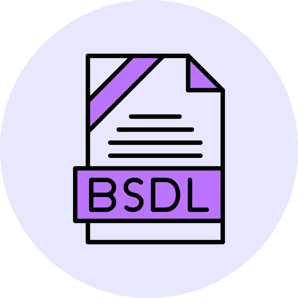BSDL Filled Circle Fill Style Icon vector