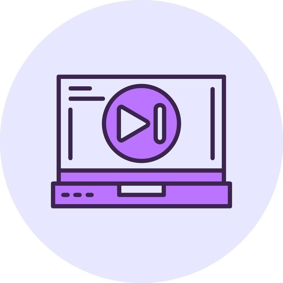 Skip forward Filled Circle Fill Style Icon vector