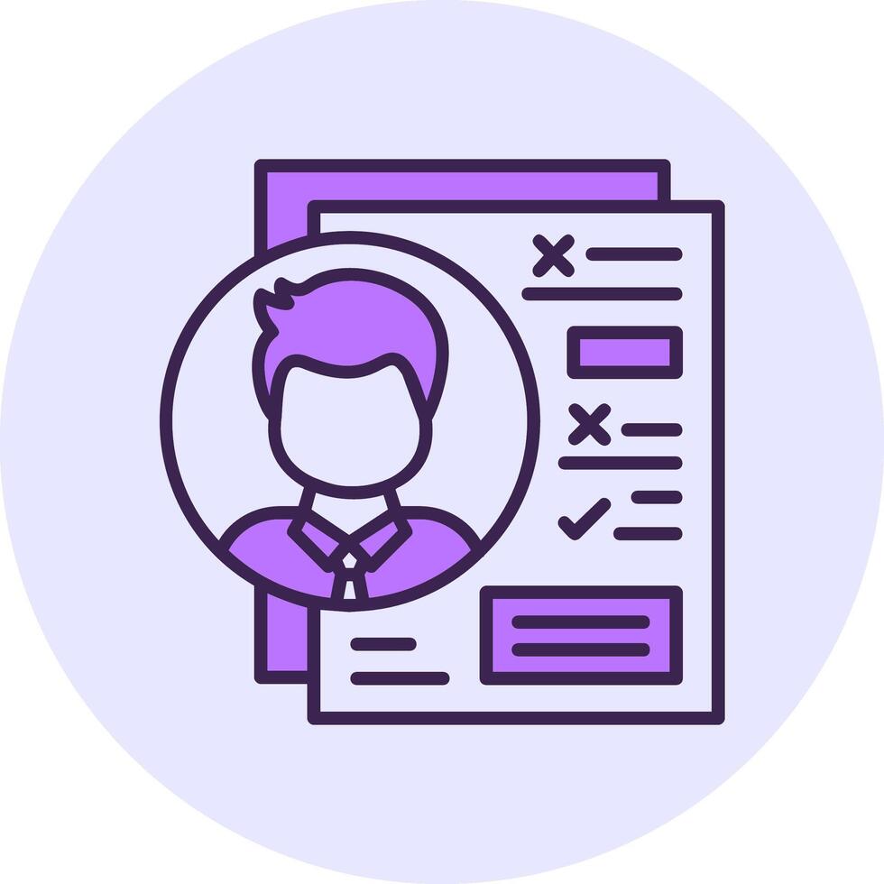 Evaluation Filled Circle Fill Style Icon vector