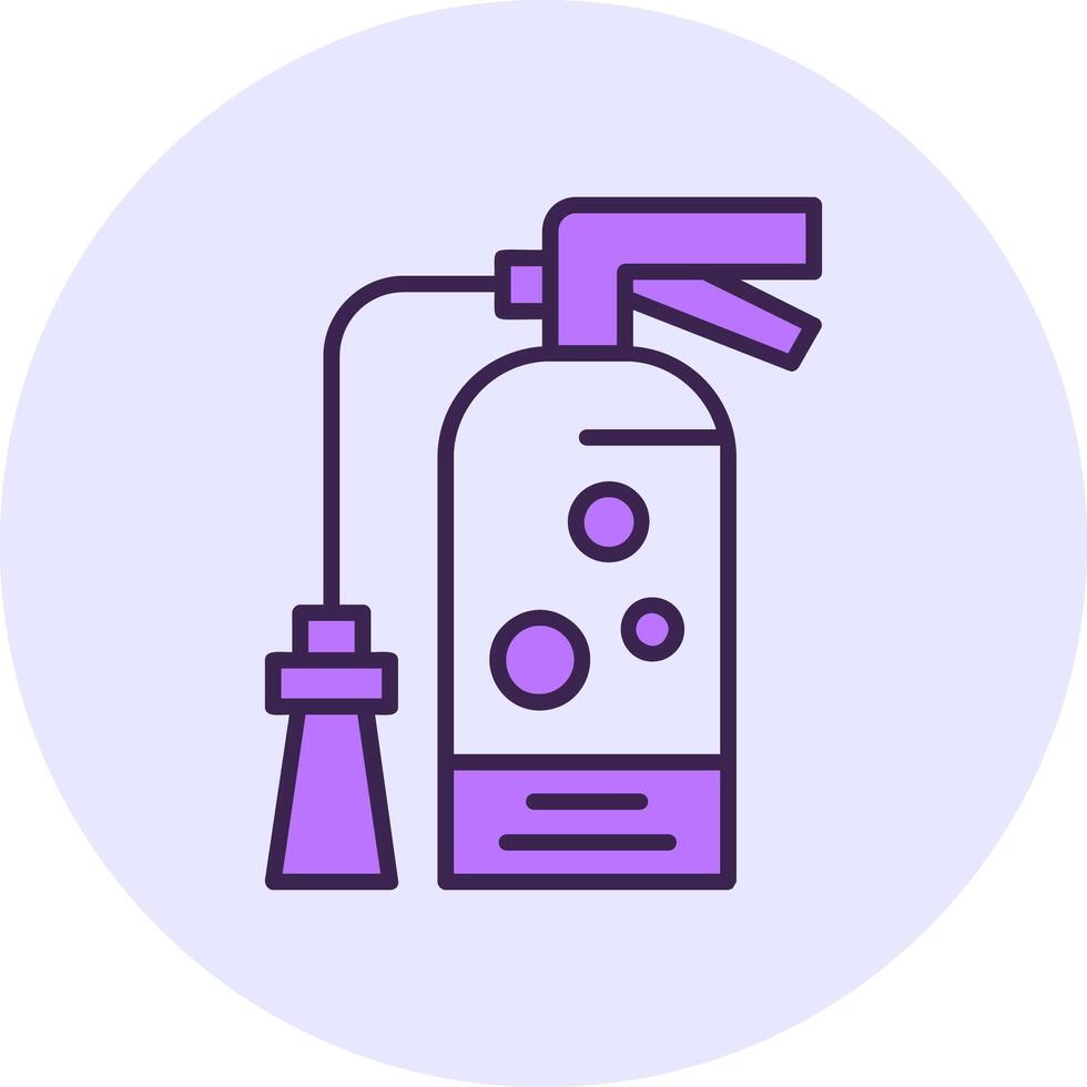 Fire extinguisher Filled Circle Fill Style Icon vector