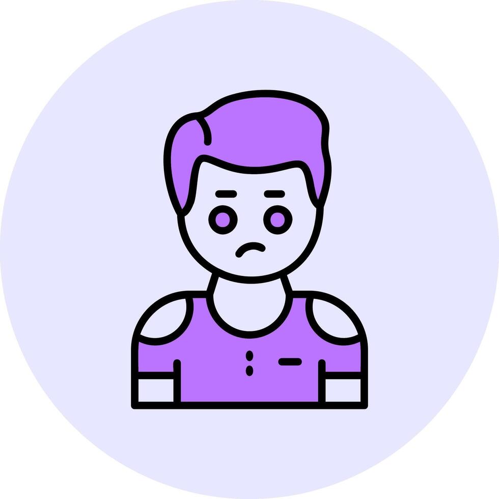 Curiosity Filled Circle Fill Icon Style vector