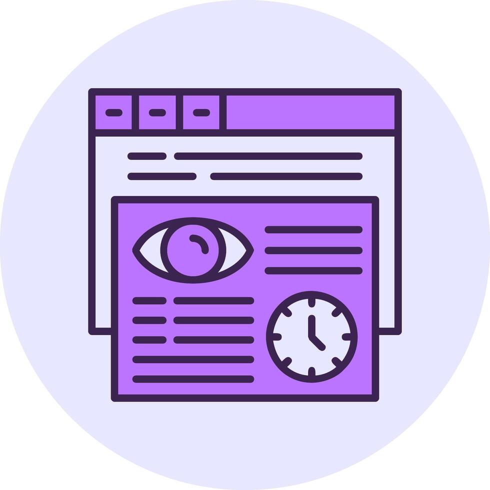 Users Filled Circle Fill Icon Style vector