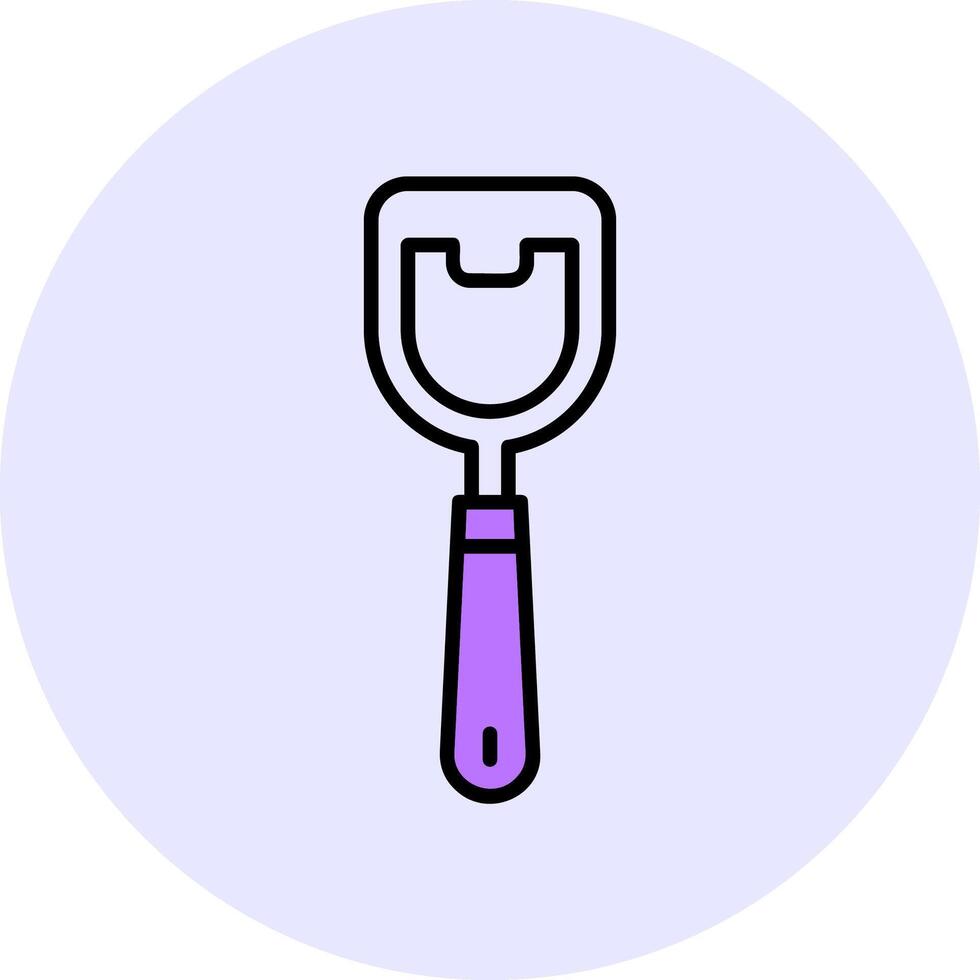 Opener Filled Circle Fill Style Icon vector