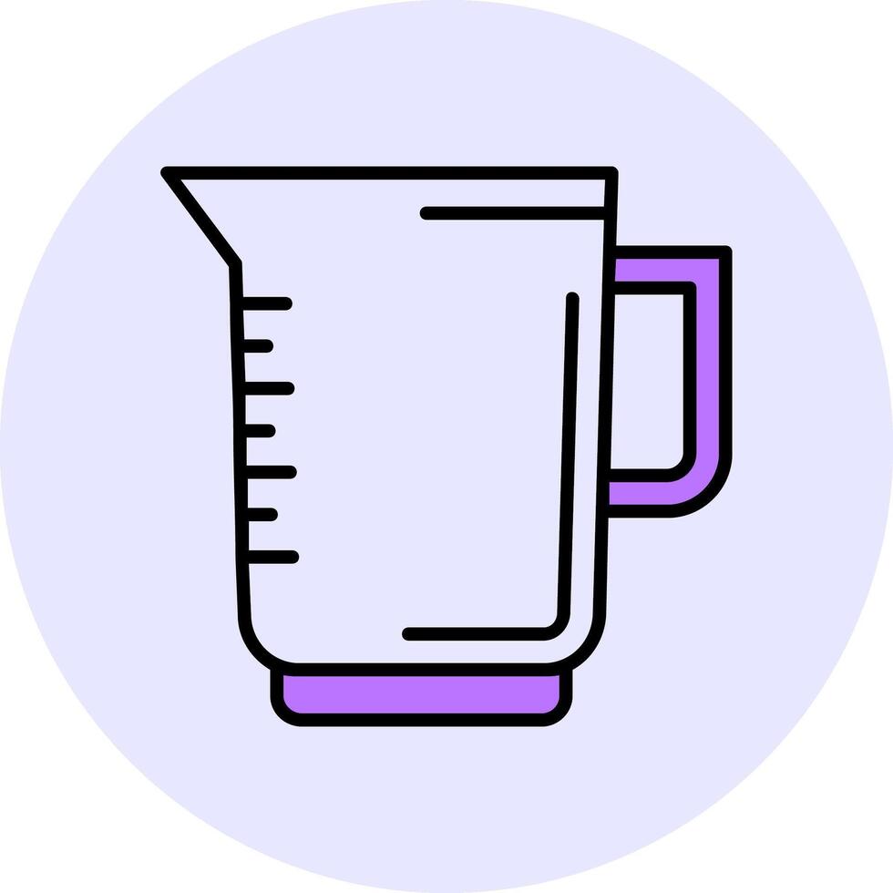 Pitcher Filled Circle Fill Style Icon vector