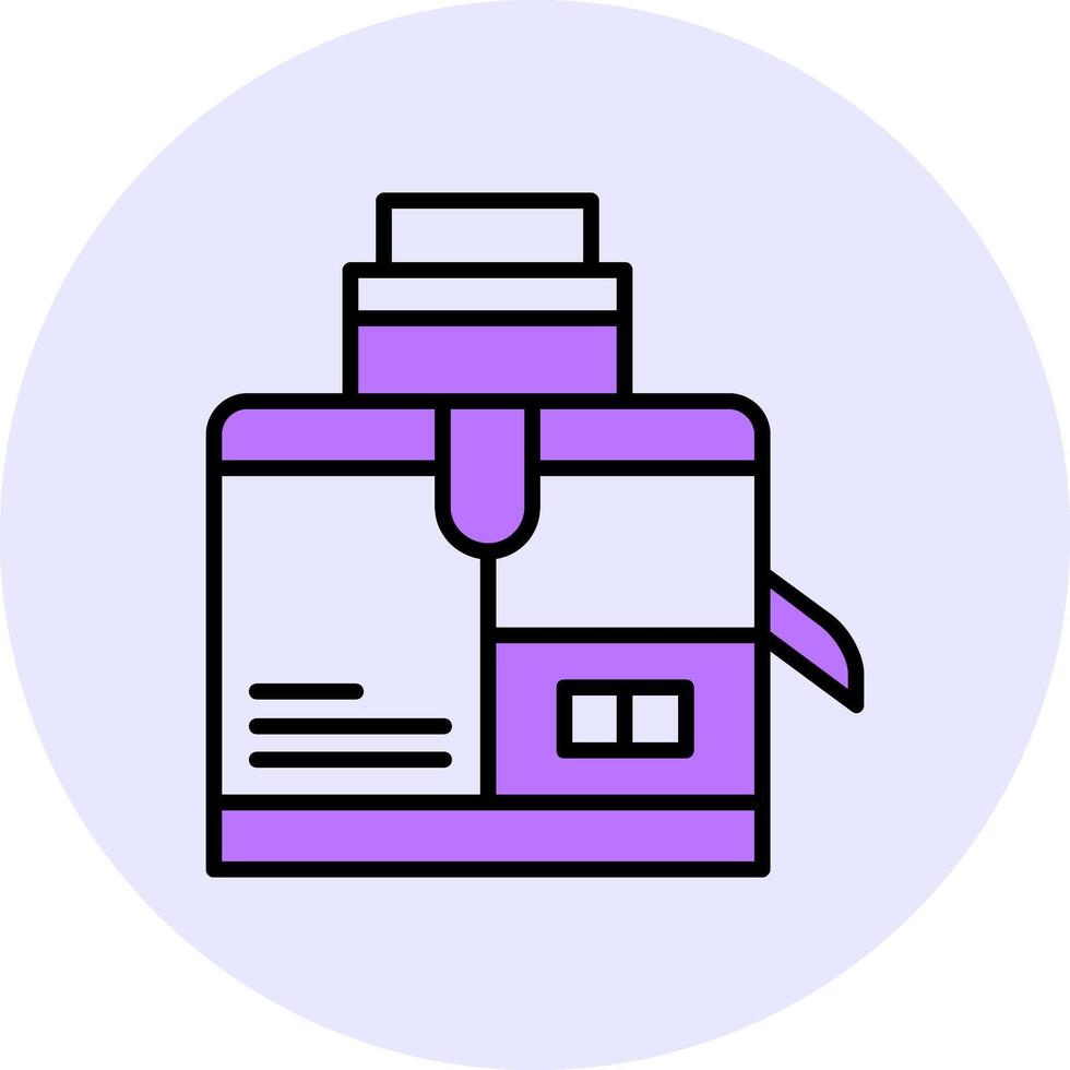 Juicer Filled Circle Fill Style Icon vector