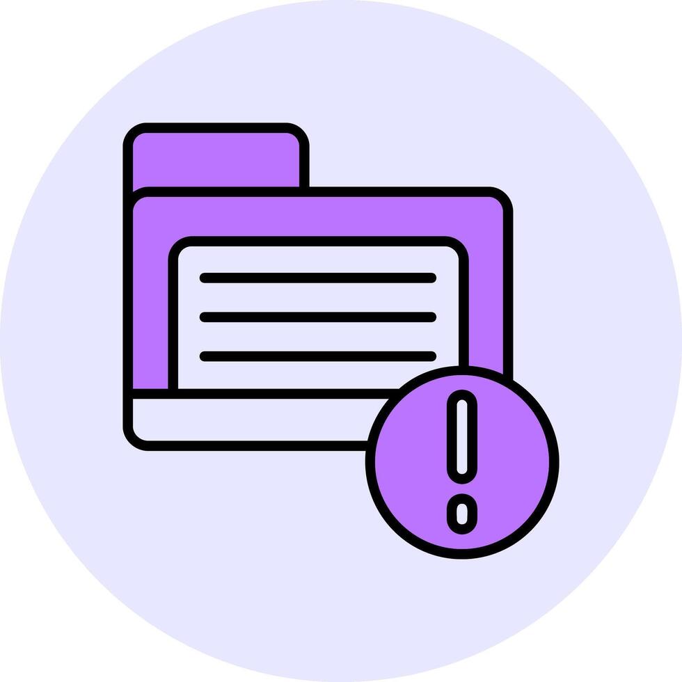 Folder Filled Circle Fill Style Icon vector