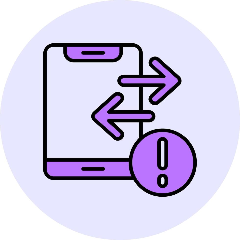 Transfer Filled Circle Fill Style Icon vector