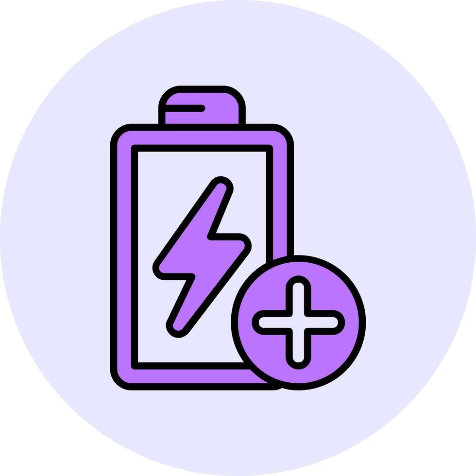 Battery saver Filled Circle Fill Style Icon vector