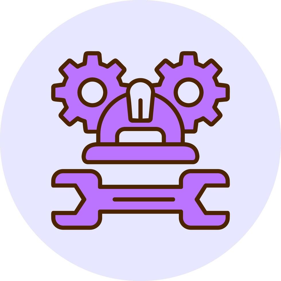 Labor Day Festivities Filled Circle Fill Style Icon vector