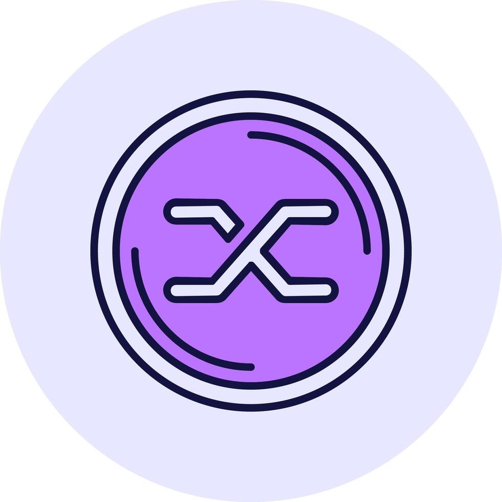 Synthetix Filled Circle Fill Style Icon vector
