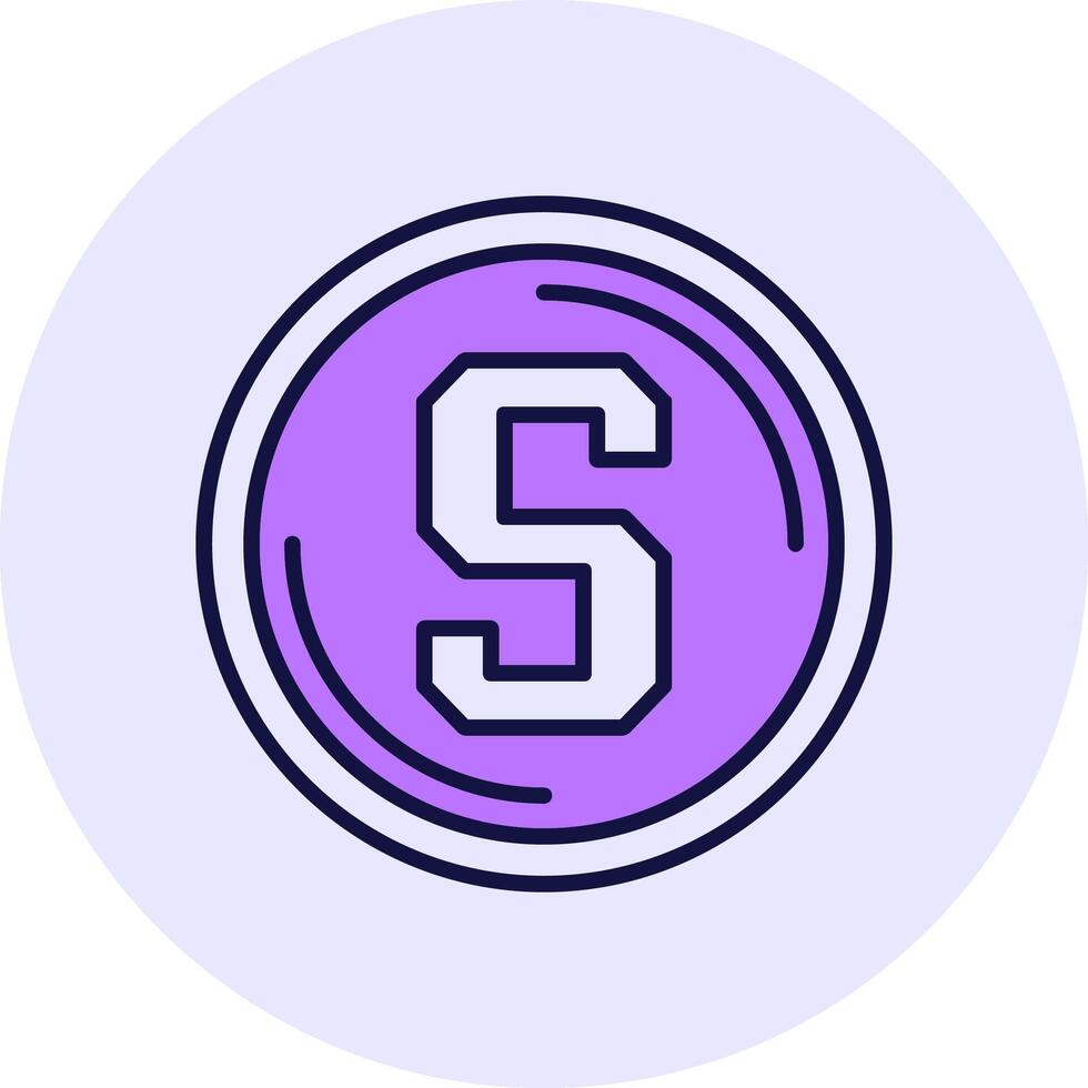 Sandbox Filled Circle Fill Style Icon vector