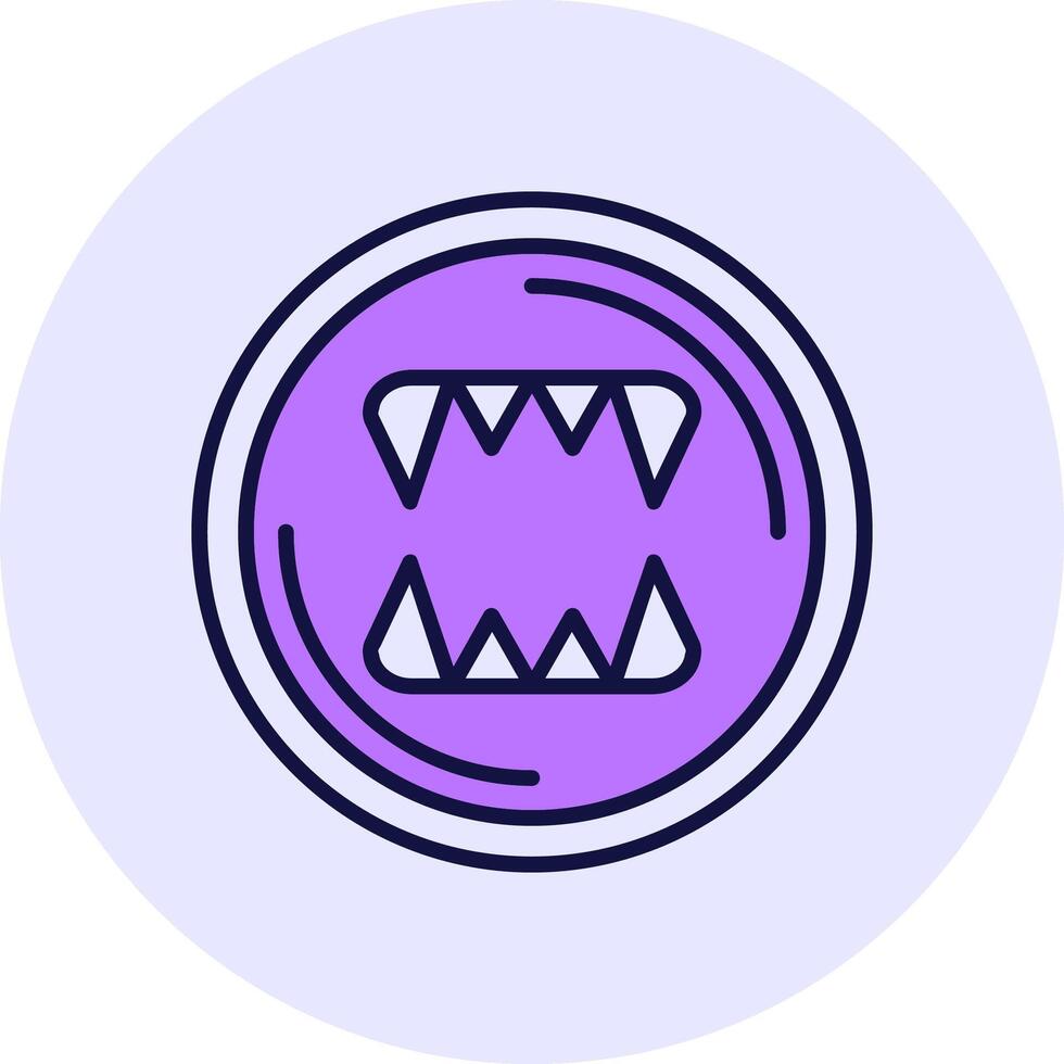 Splinterlands Filled Circle Fill Style Icon vector