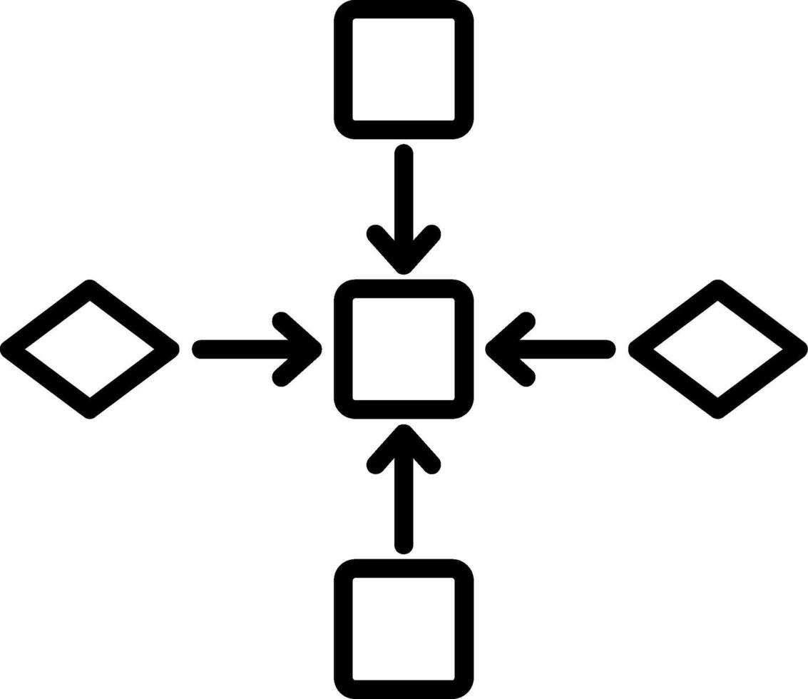 Diagram Line Icon Design Element vector