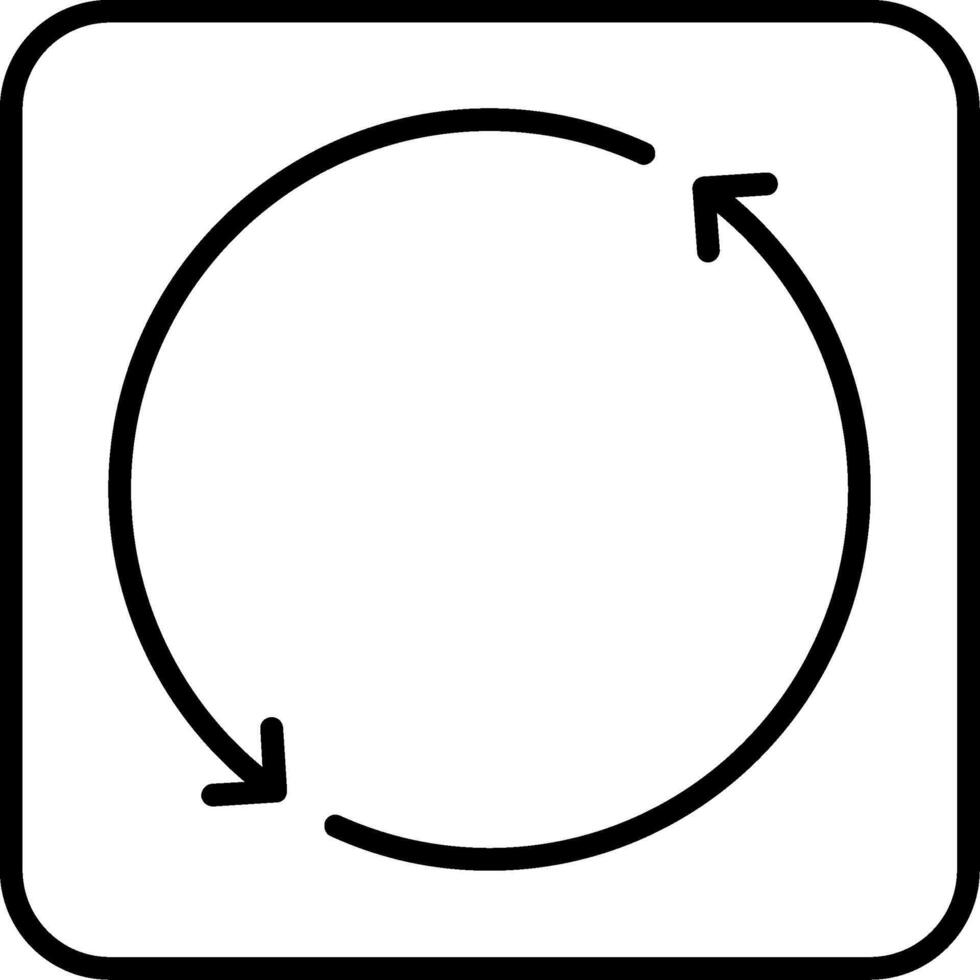 Refresh Line Icon Design Element vector
