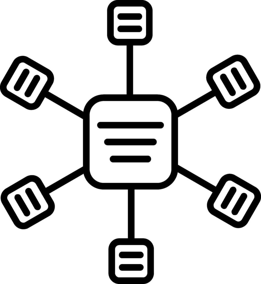 Diagram Line Icon Design Element vector