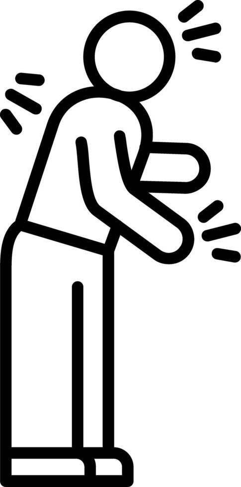 Parkinson Line Icon Design Element vector