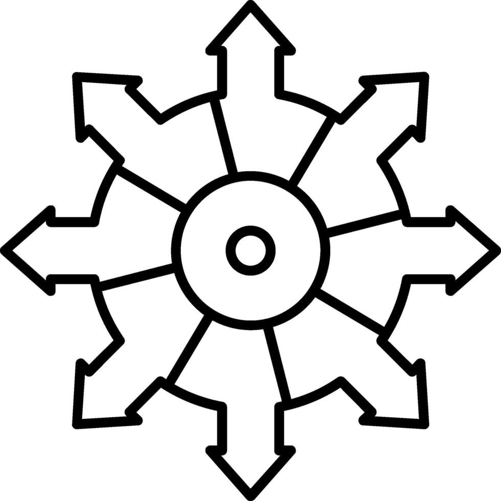 Diagram Line Icon Design Element vector